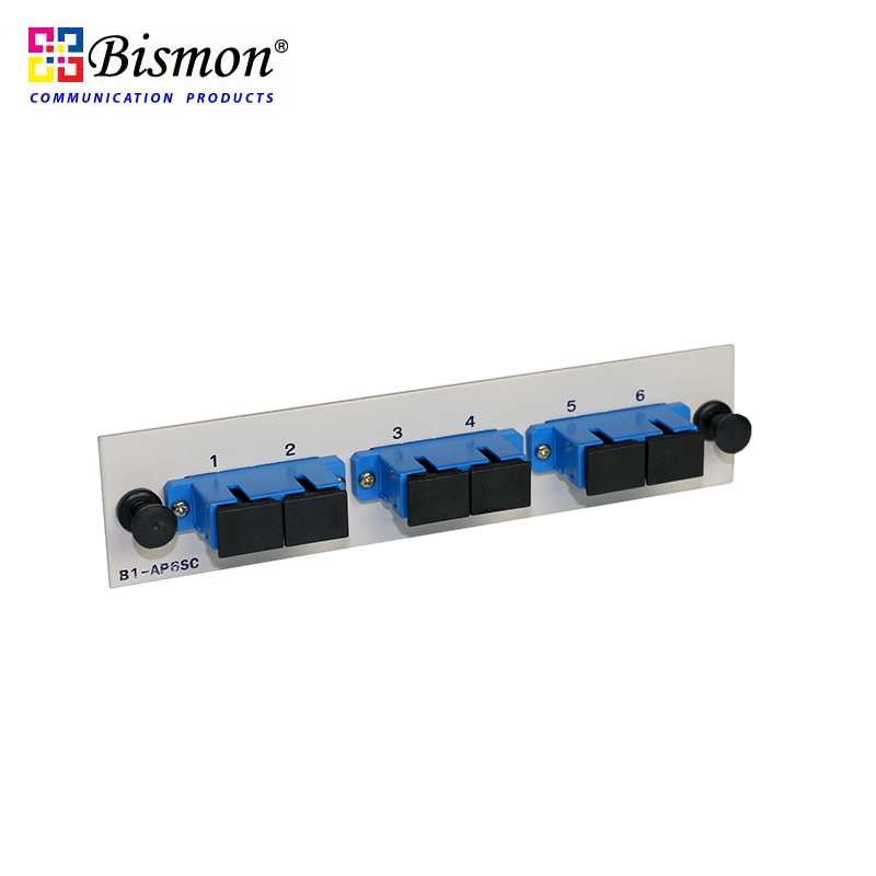 6-SC snap-in adaptor plate-unload